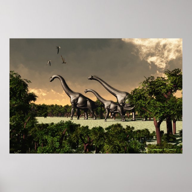 Brachiosaurus Print Poster (Vorne)