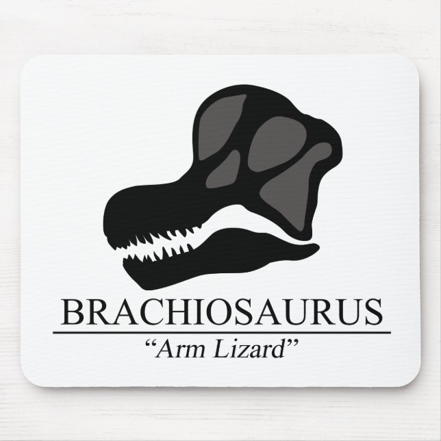Brachiosaurus Skull Mousepad (Vorne)