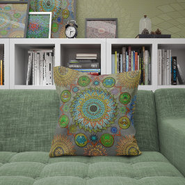 Brachyuras symbolische Kunst der Mandala Kissen