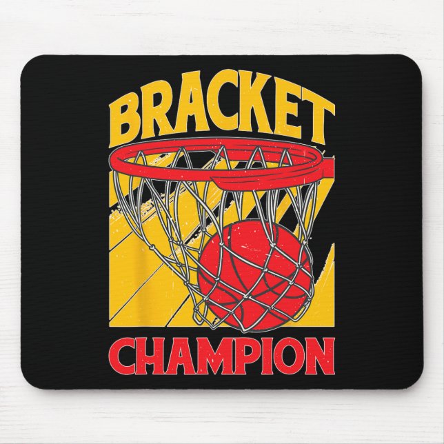 Bracket Champion Sketll Gewinner Spieler Sport --- Mousepad (Vorne)