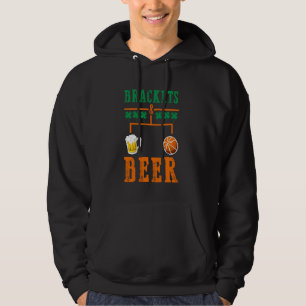 Brackets und Bier März Basketball Uni Wahnsinn Hoodie