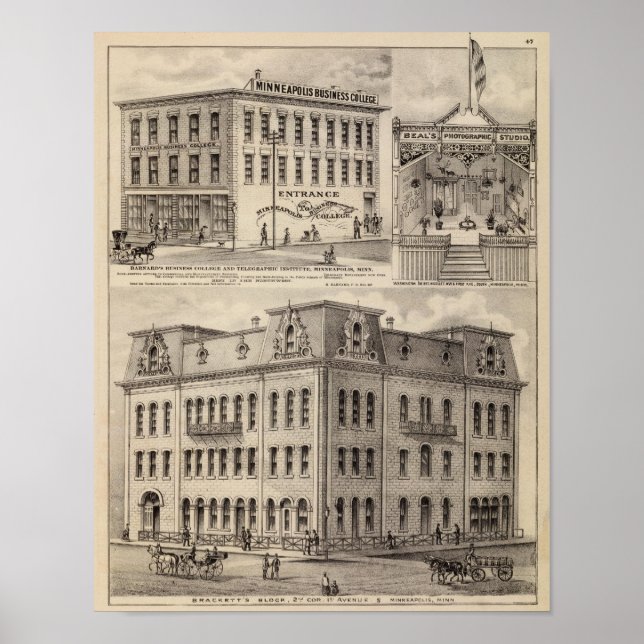 Brackett's Block, Minnesota Poster (Vorne)