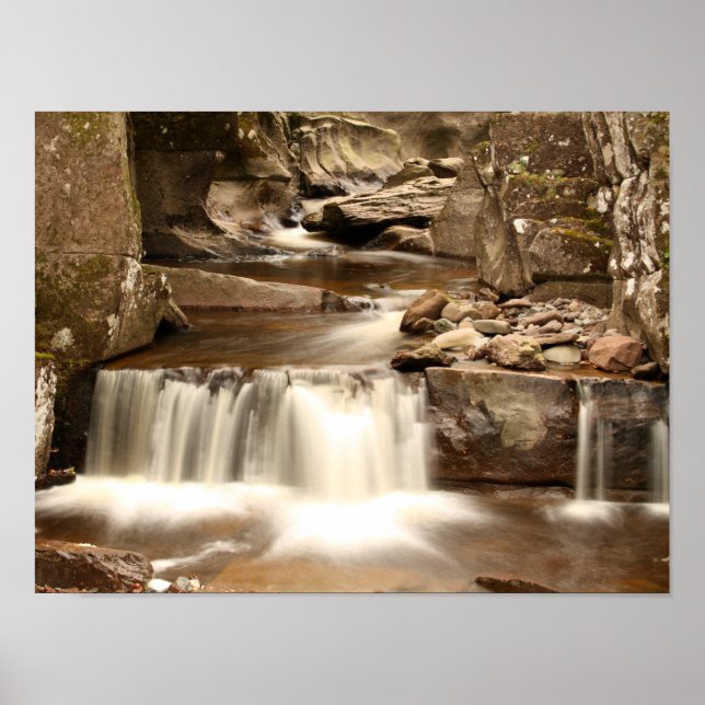 Bracklinn Falls, Perthshire, Schottland Poster (Vorne)