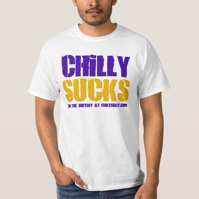 Brad Childress "kühles ist zum Kotzen" T-Shirt (Vorderseite)