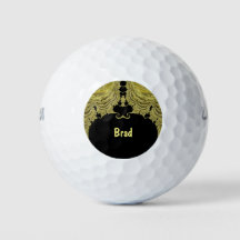 BRAD ~ GOLD UND SCHWARZES Fraktal Design ~