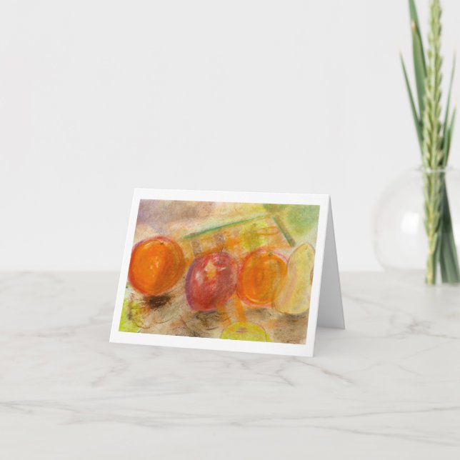 Brad Hines Fruit en Carte pour notes pastel (Devant)