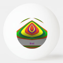 BRAD ~ Leicht erkannt ~ Multicolor ~ Tischtennisball
