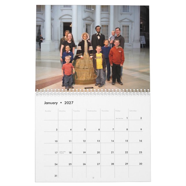 Bradd Familien-Kalender 2012 Kalender (Jan 2027)