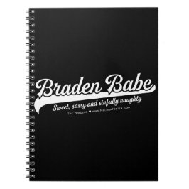 Braden Babe 6,5" x 8,75" Notebook Notizblock