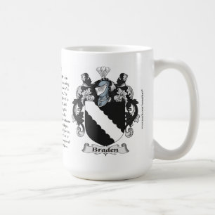 Braden, der Ursprung, die Bedeutung und das Wappen Kaffeetasse