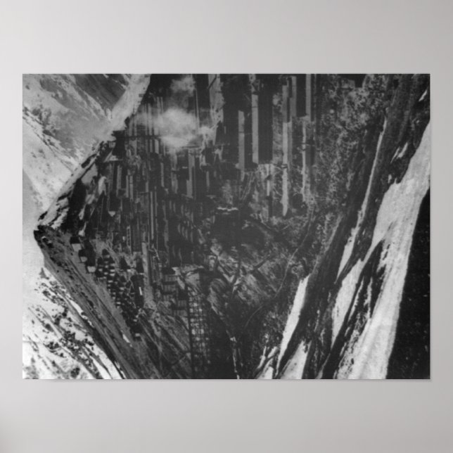 Braden Kupferminen in Chili-Fotografie Poster (Vorne)