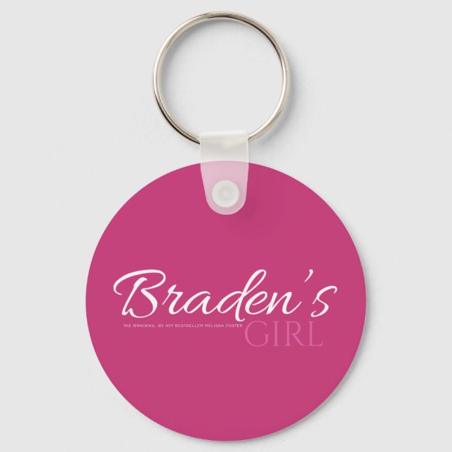 Bradens Girl Schlüsselanhänger (Vorderseite)
