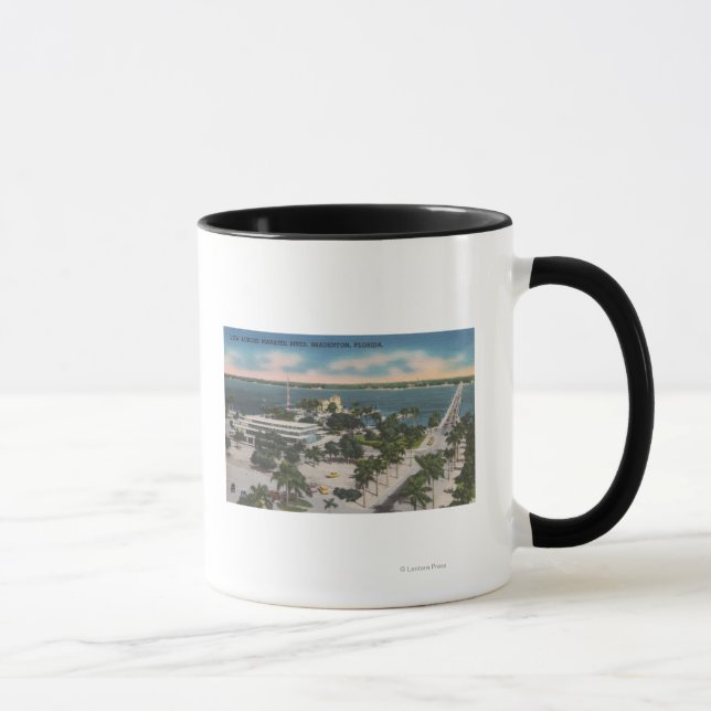 Bradenton, Florida - Blick über den Fluss Manatee Tasse (Rechts)