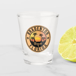 Bradenton Florida Souvenir Beach Vintage Travel Co Schnapsglas