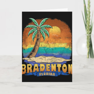 Bradenton Florida Vintage abgenutzt Souvenir  Karte