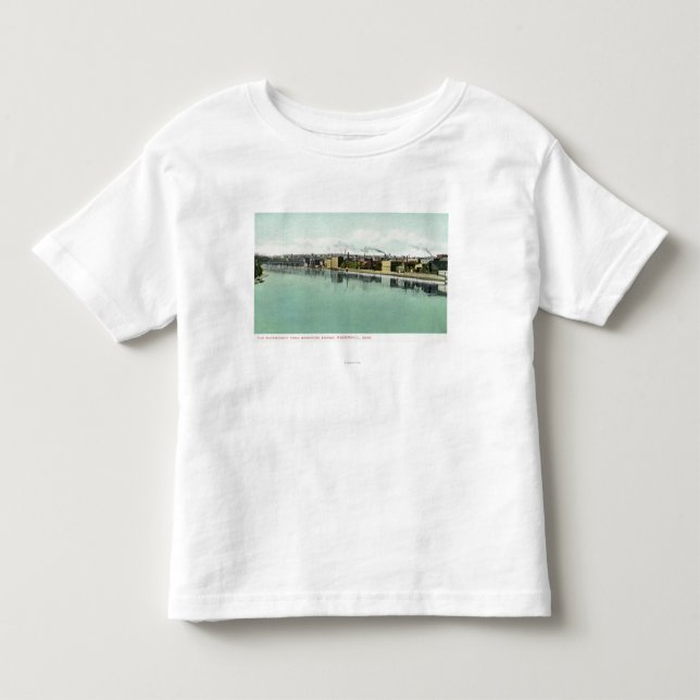 Bradford-Brücken-Ansicht der Ufergegend Kleinkind T-shirt (Vorderseite)