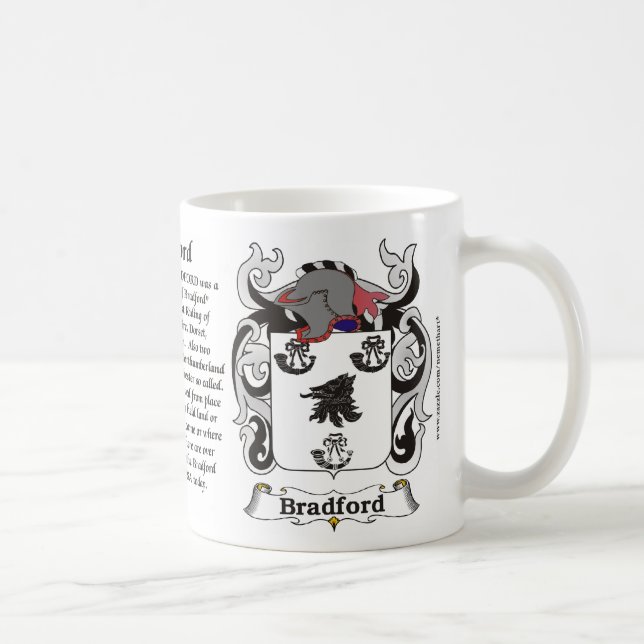 Bradford-Familien-Wappen Tasse (Rechts)