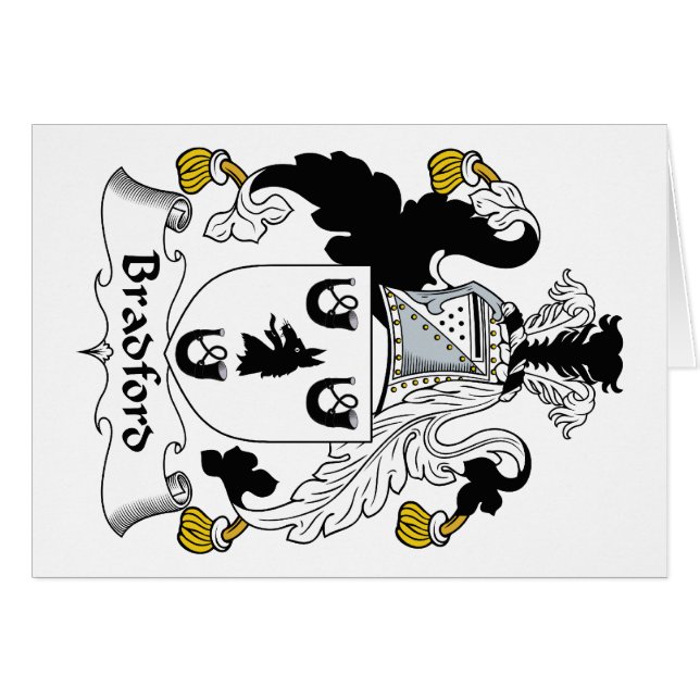 Bradford-Familienwappen (Vorderseite (Horizontal))