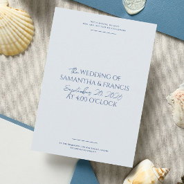 Bradford Modern Foto and Typografy Wedding Einladung