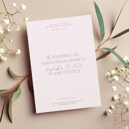 Bradford Modern Foto and Typografy Wedding Einladung