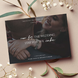 Bradford Modern Foto and Typografy Wedding Save The Date