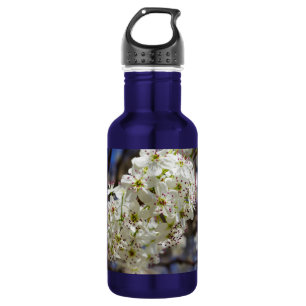 Bradford Pear Blooms Stainless Steel Water Bottle Edelstahlflasche