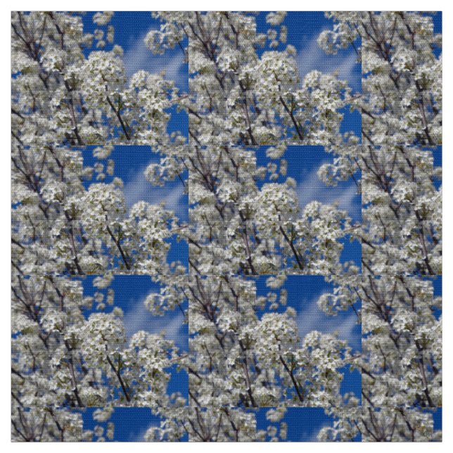 Bradford Pear Blooms Stoff (Muster)