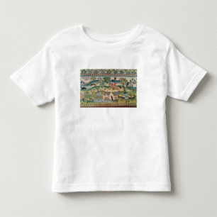 Bradford-Tabellen-Teppich, Detail von Szenen Kleinkind T-shirt