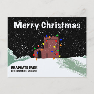 Bradgate Park Weihnachtskarte Postkarte