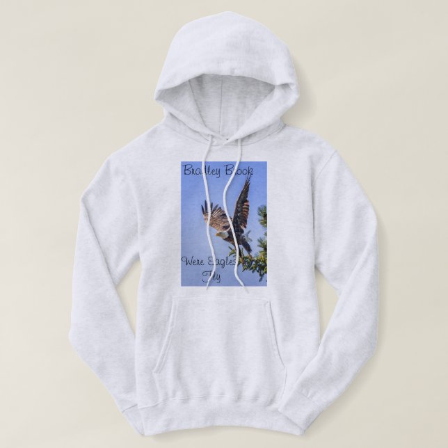 Bradley Brook Eagle Fly Kapuzenpullover Hoodie (Design vorne)