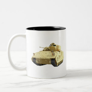 Bradley-Kampffahrzeug Zweifarbige Tasse