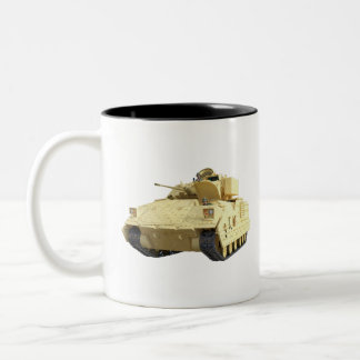 Bradley-Kampffahrzeug Zweifarbige Tasse