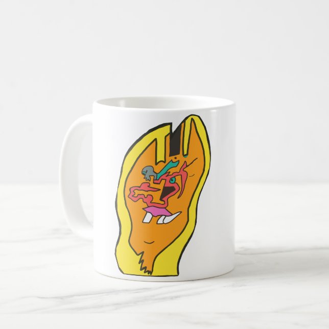 Brads Parasit Kaffeetasse (Vorderseite Links)
