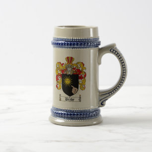 Brady Wappen Stein/Brady Familienwappen Bierglas