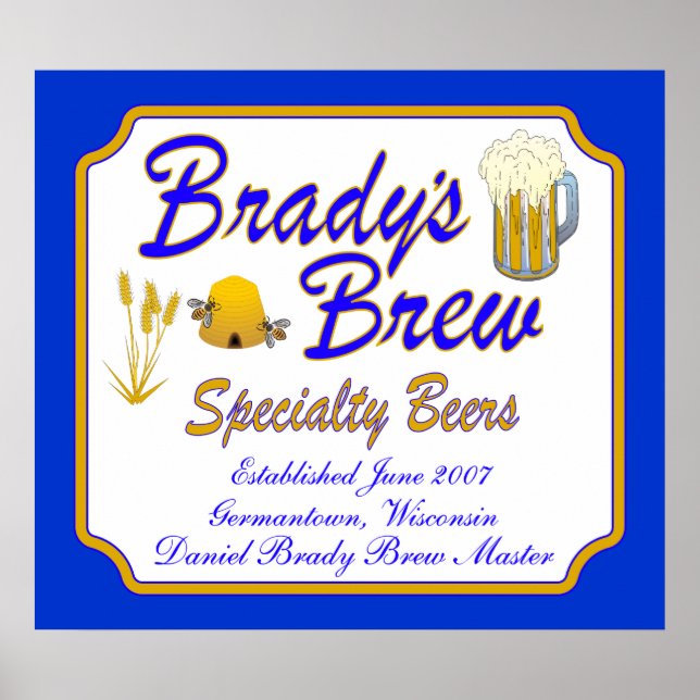 Brady's_Brew_3 Poster (Vorne)