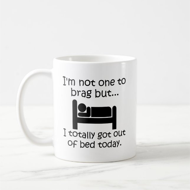 Brag hors de tasse drôle de lit (Gauche)