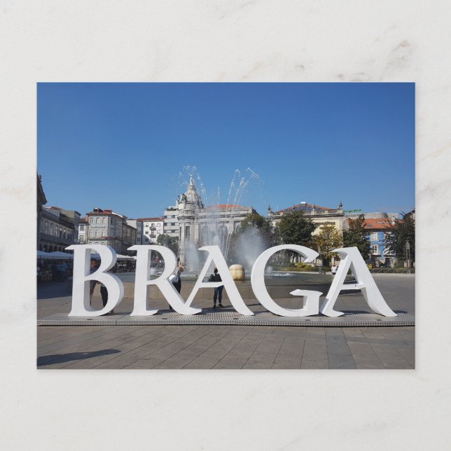 BRAGA,PORTUGAL POSTKARTE (Vorderseite)