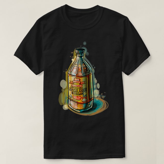 Bragg Apple Cider Vinegar Bio Health Drink Fer T-Shirt (Design vorne)
