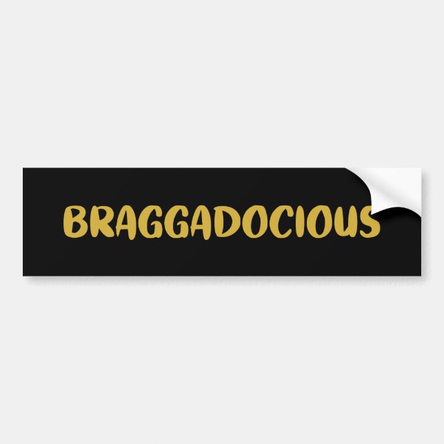BRAGGADOCIOUS-AUTOAUFKLEBER AUTOAUFKLEBER (Vorne)