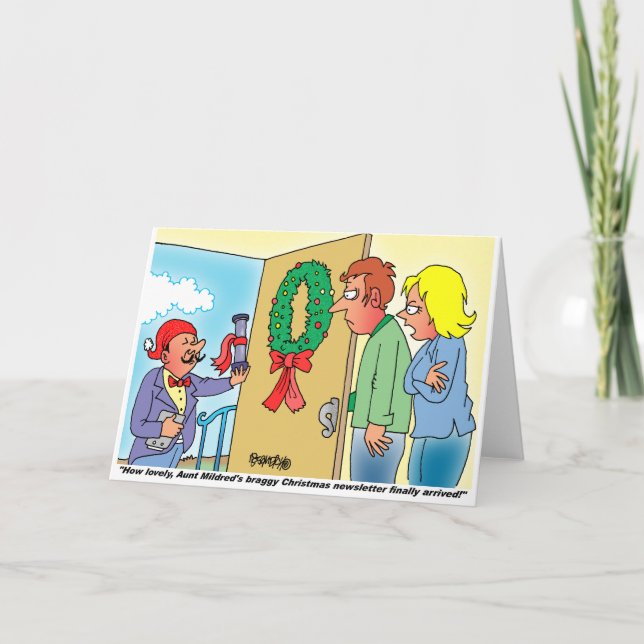 BRAGGY CHRISTMAS NEWSLETTER CARTE DE SALUT (Devant)