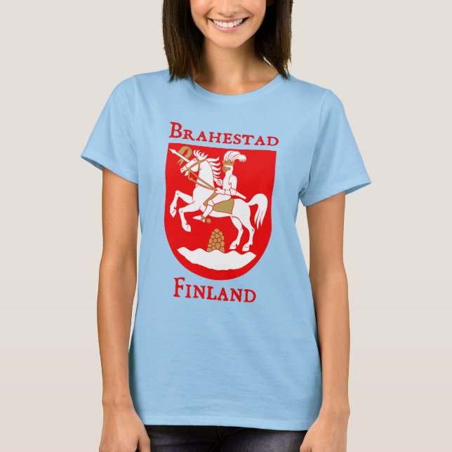 Brahestad (Raahe), Finnland (Suomi) T-Shirt (Vorderseite)