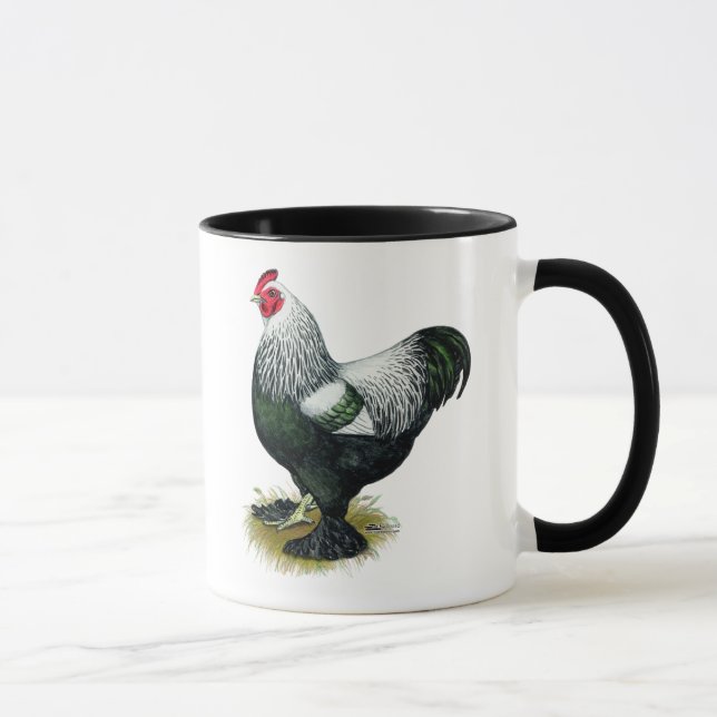 Brahma:  Dunkler Hahn Tasse (Rechts)