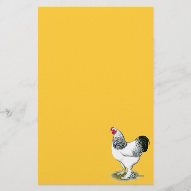 Brahma: Light Rooster Briefpapier (Vorderseite)