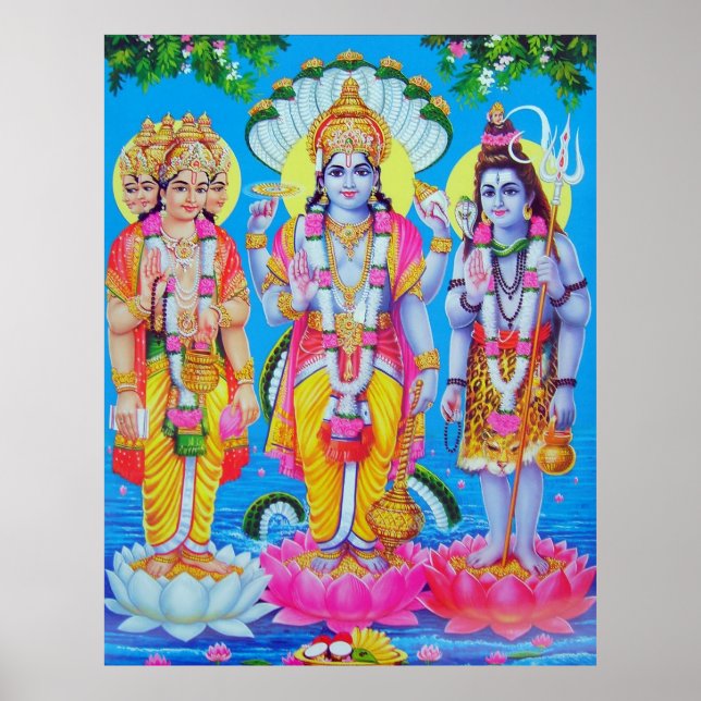 brahma-vishnu-mahesh poster (Vorne)