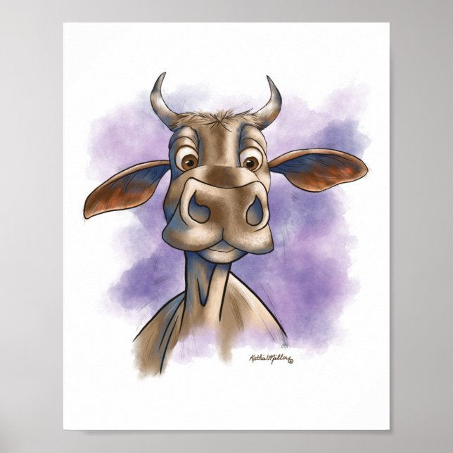 Brahman-Kuh-Cartoon Poster (Vorne)