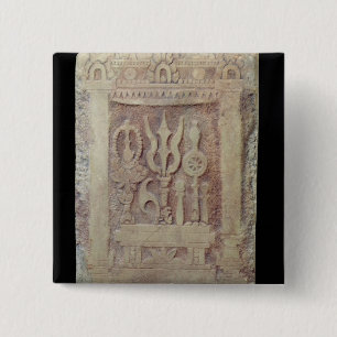 Brahman Stele, der das Trimurti darstellt Button