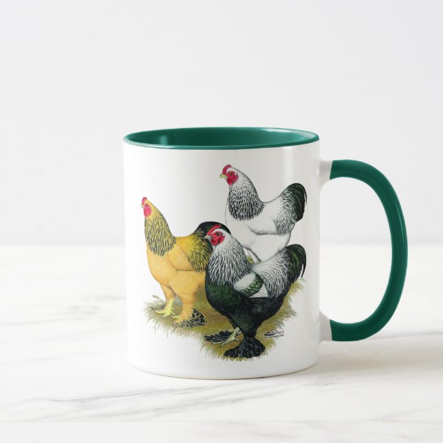 Brahmas drei Hähne Tasse (Rechts)