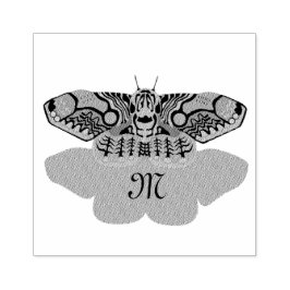 Brahmin Moth Monogram Gummistempel