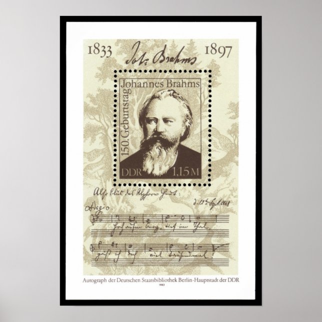 Brahms Poster (Vorne)