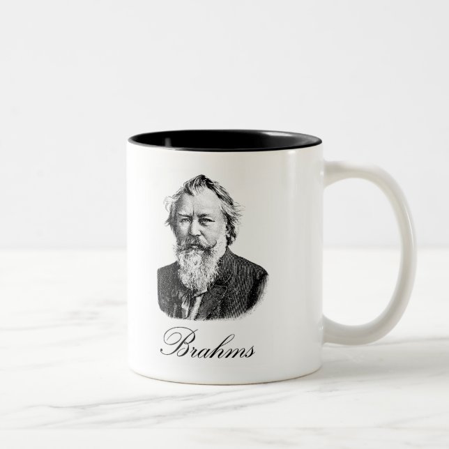 Brahms Zweifarbige Tasse (Rechts)